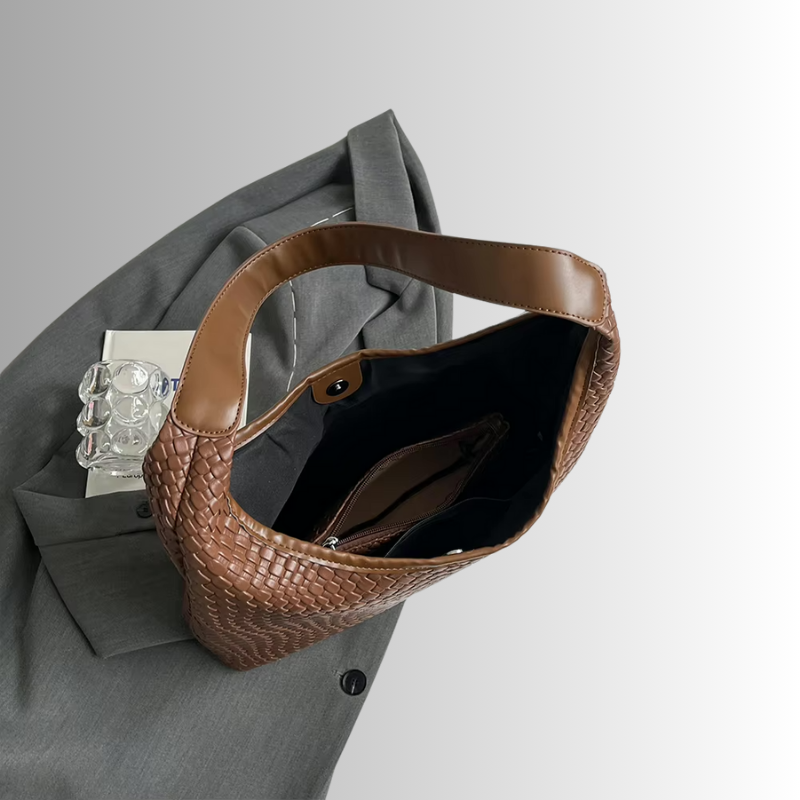 Livia™ – Vävd axelväska med tidlös elegans