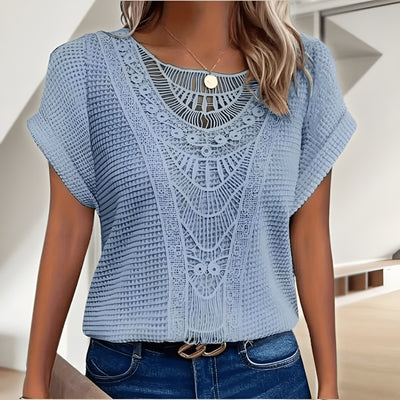 Majken™ – Spetsblus med bohemisk elegans