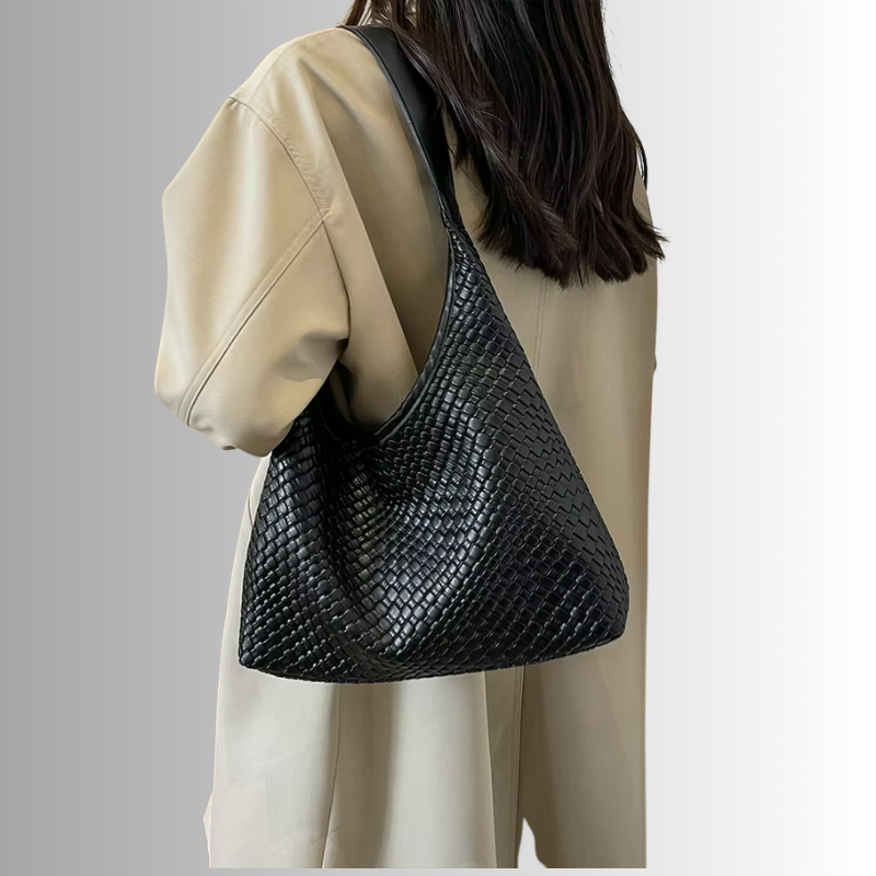 Livia™ – Vävd axelväska med tidlös elegans