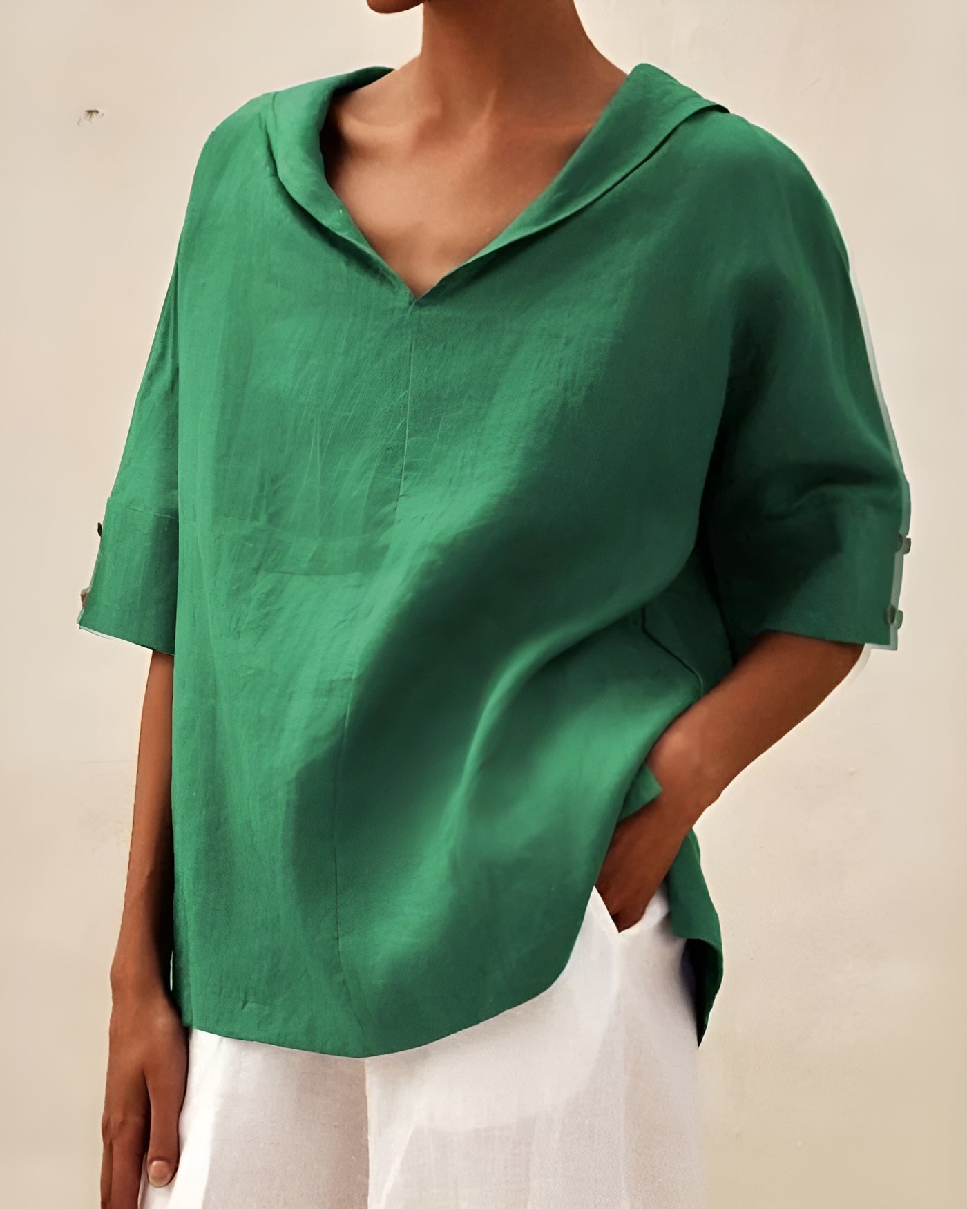 Linnea™ – Luftig linneskjorta med naturlig elegans