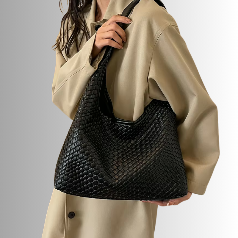 Livia™ – Vävd axelväska med tidlös elegans