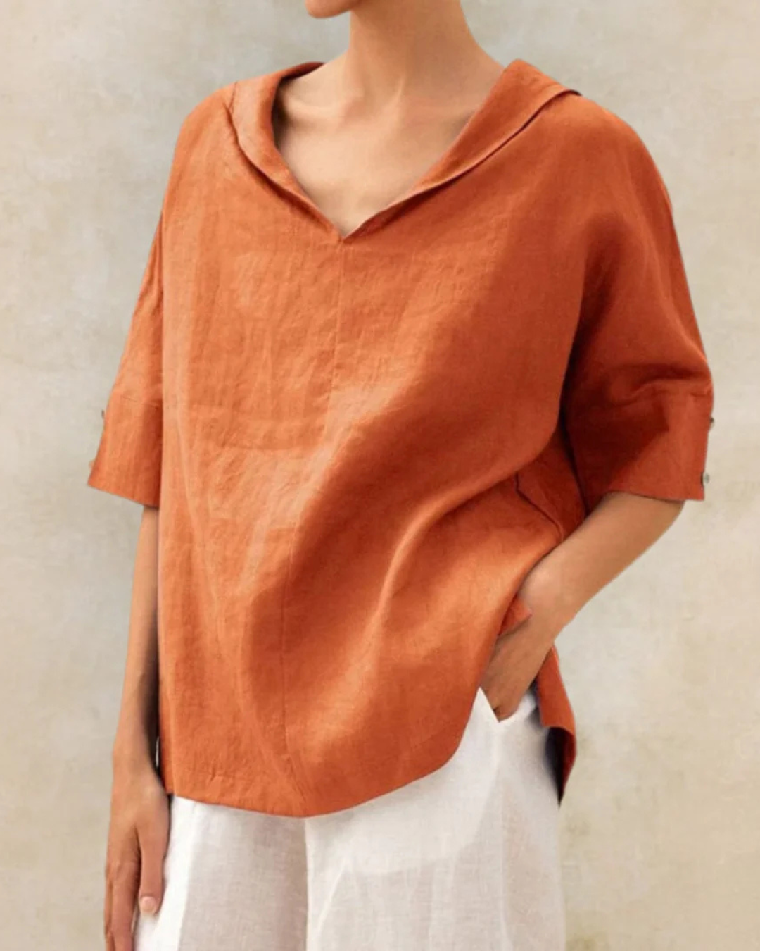 Linnea™ – Luftig linneskjorta med naturlig elegans