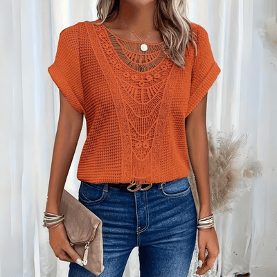 Majken™ – Spetsblus med bohemisk elegans