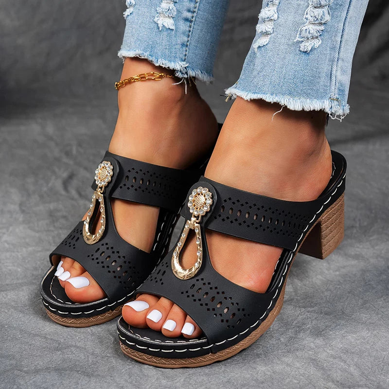 Annika™ – Snygga och bekväma ortopediska sandaler