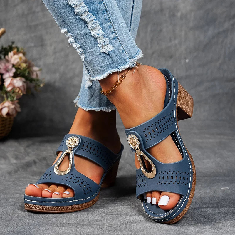 Annika™ – Snygga och bekväma ortopediska sandaler