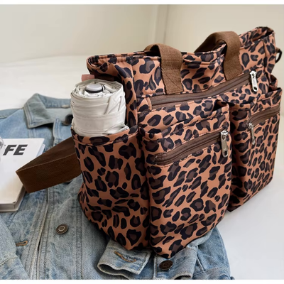 Tessi™ – Axelväska med leopardmönster