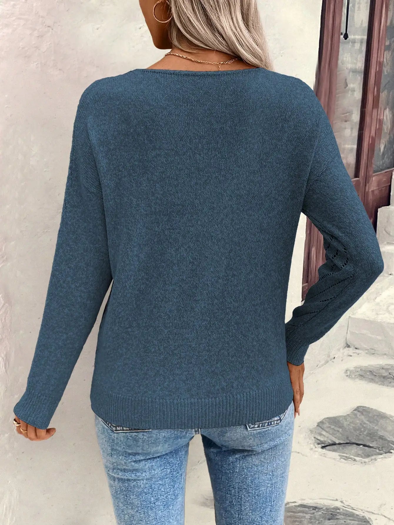 Blythe™ – avslappnad tröja med V-ringning