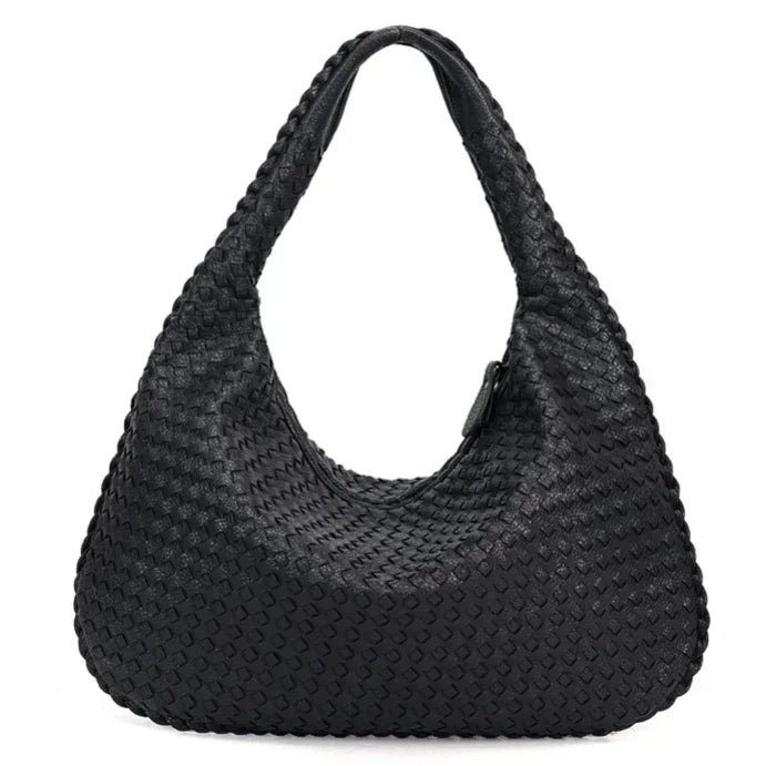 WovenCharm™ – Flätad axelväska med tidlös elegans