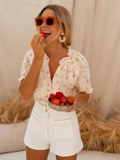 Elina™ – Blommig blus