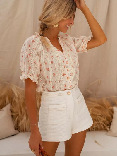 Elina™ – Blommig blus