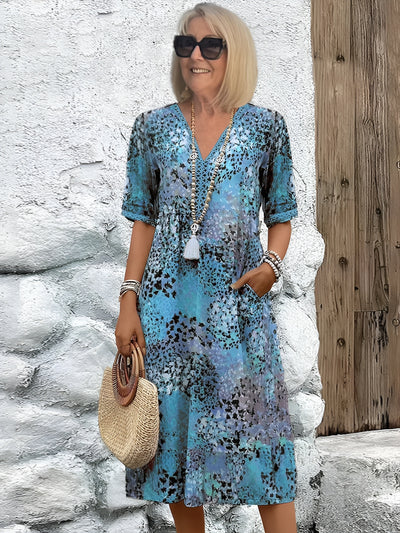 Helen™ – Blommig klänning som får dig att känna dig levande igen
