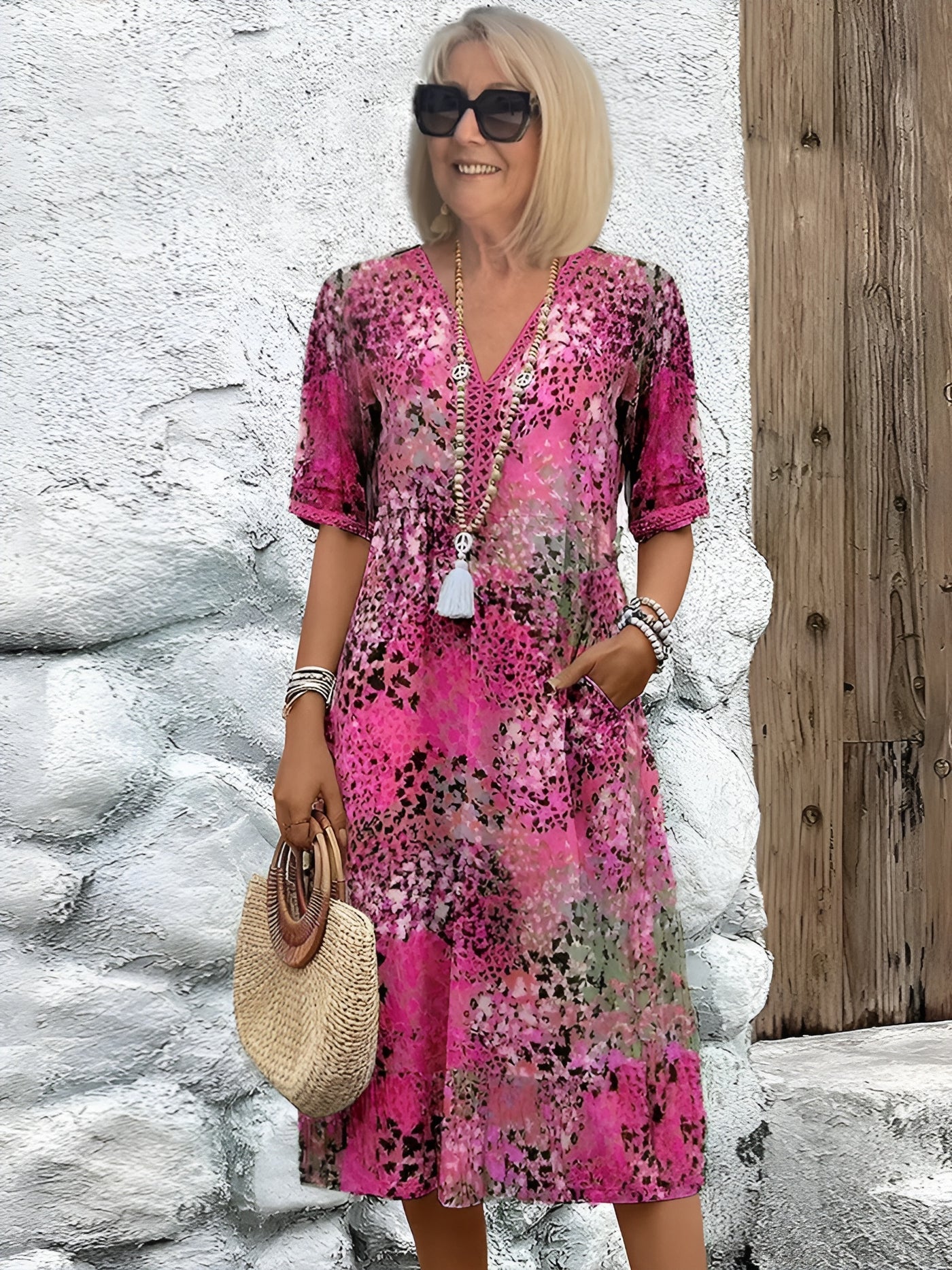 Helen™ – Blommig klänning som får dig att känna dig levande igen