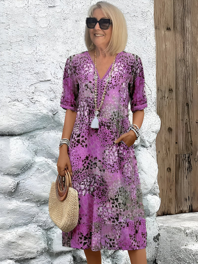 Helen™ – Blommig klänning som får dig att känna dig levande igen
