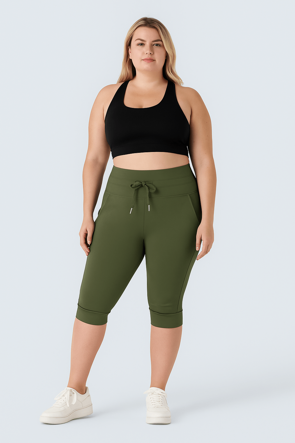 Linnea™ – Höga sportiga capribyxor