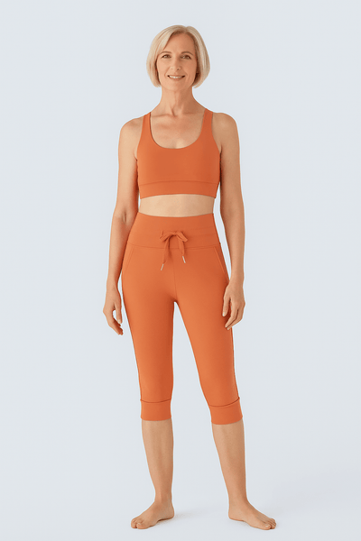 Linnea™ – Höga sportiga capribyxor