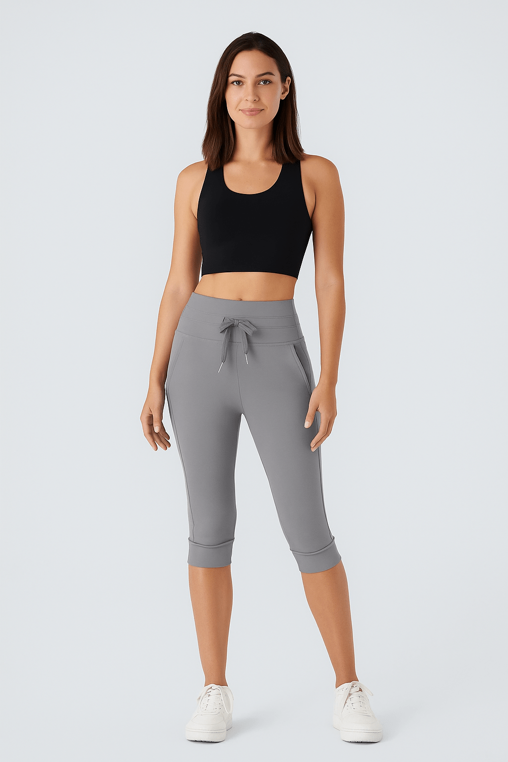 Linnea™ – Höga sportiga capribyxor