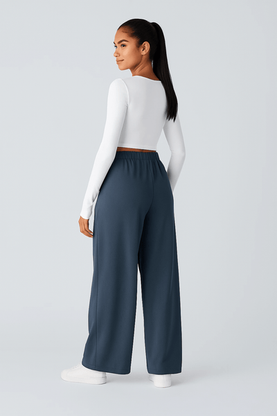 Lena™ – Vida byxor med hög midja och ficko