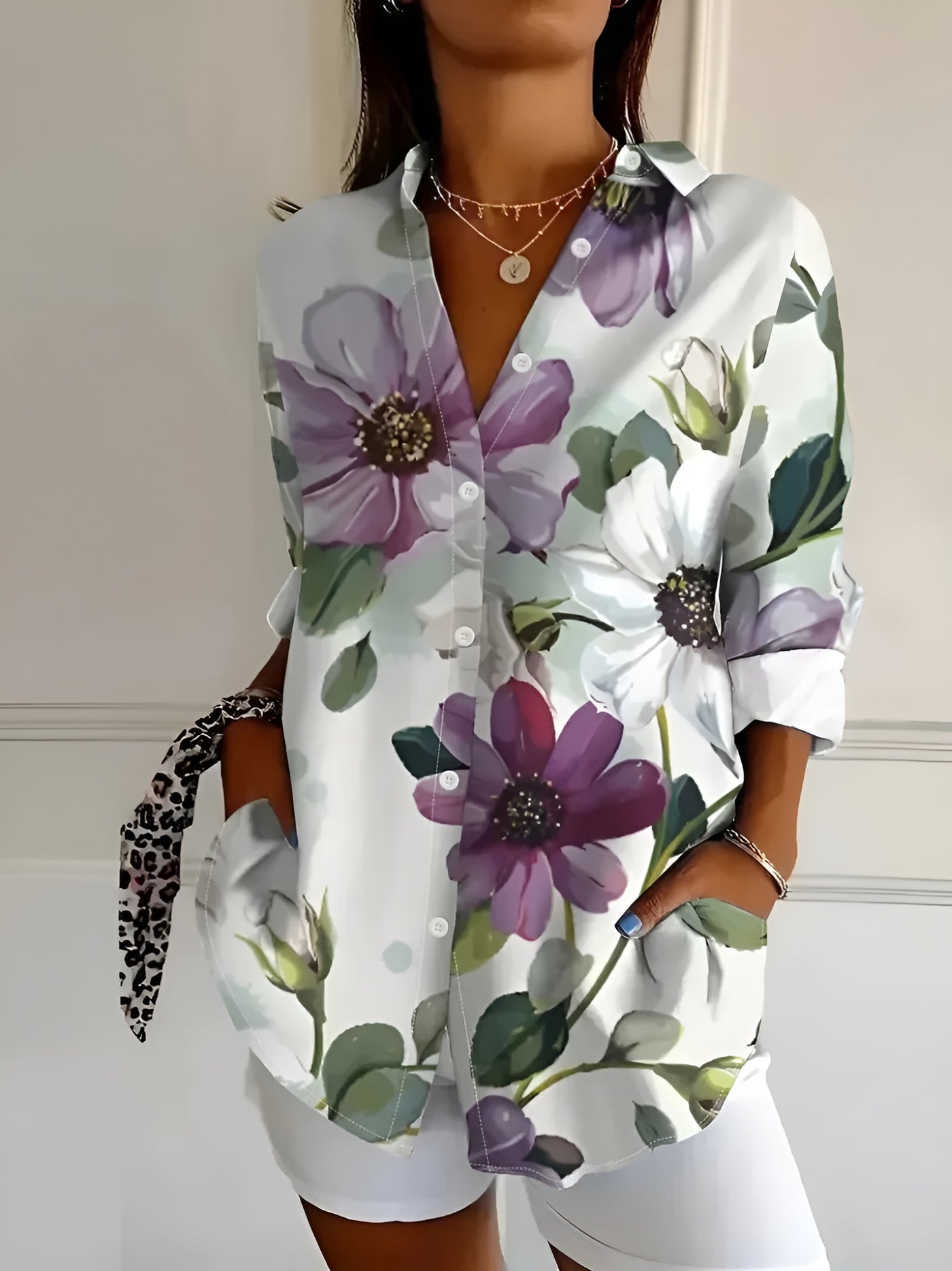 Linea™ – Färgstark blus med själ och stil