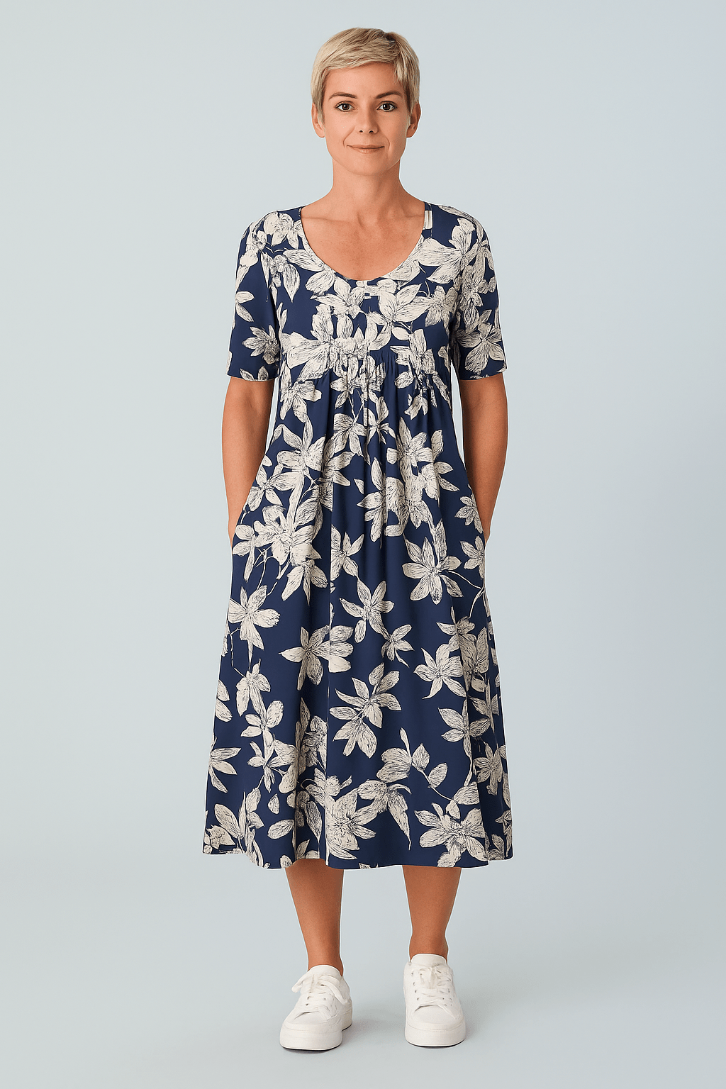 Birgitta™ – Blommig sommarklänning