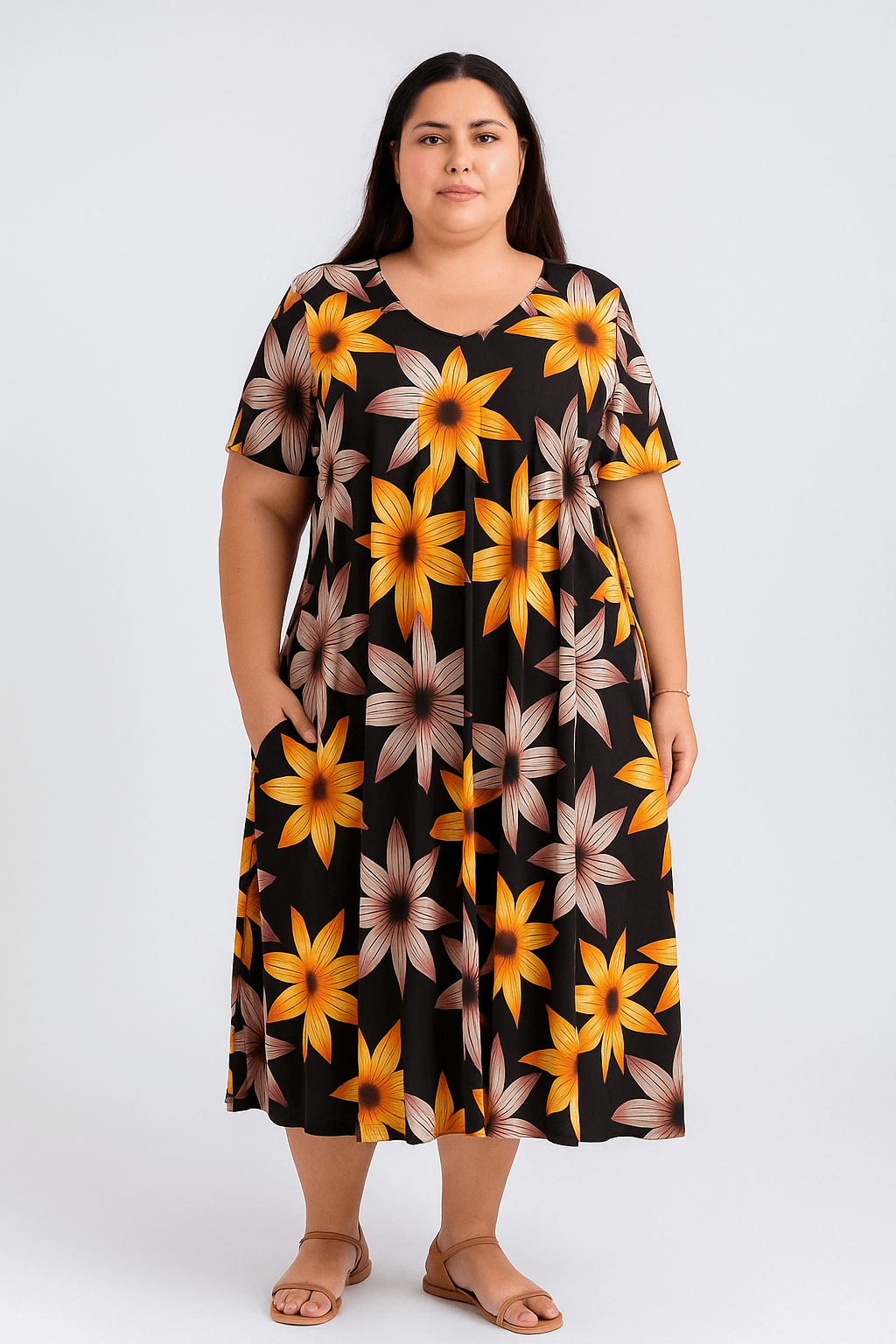 Birgitta™ – Blommig sommarklänning
