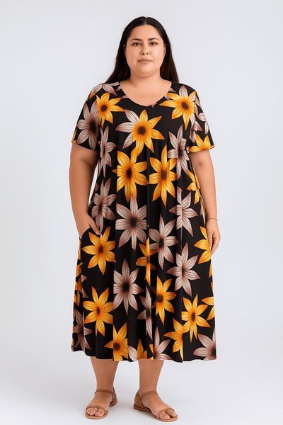 Birgitta™ – Blommig sommarklänning