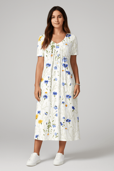 Birgitta™ – Blommig sommarklänning