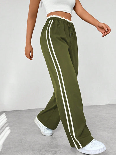 Kaeli™ – Sportiga joggingbyxor med ränder