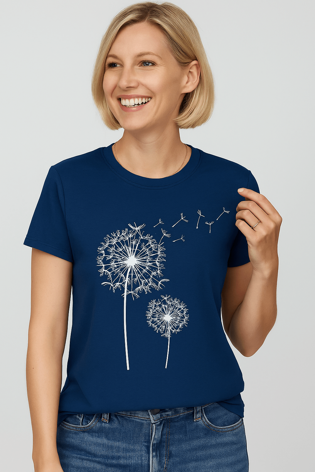 Kerstin™ – T-shirt med maskrosmotiv