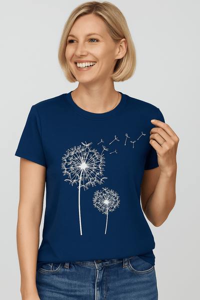 Kerstin™ – T-shirt med maskrosmotiv