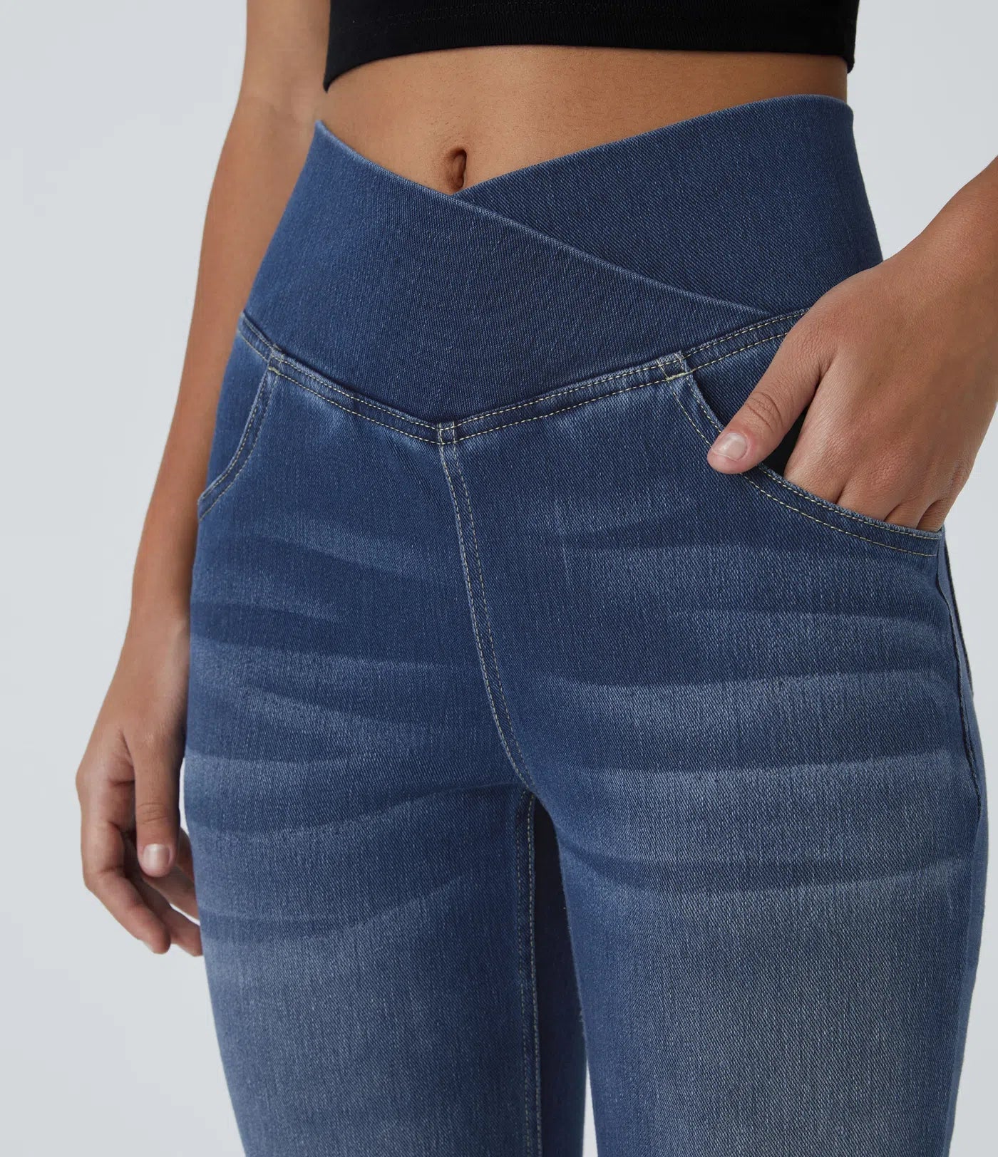Veronica™ – Elastiska utsvängda byxor som framhäver figuren
