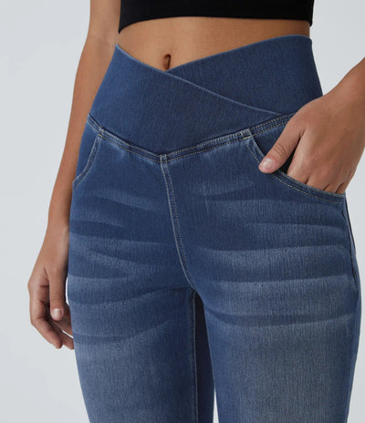 Veronica™ – Elastiska utsvängda byxor som framhäver figuren