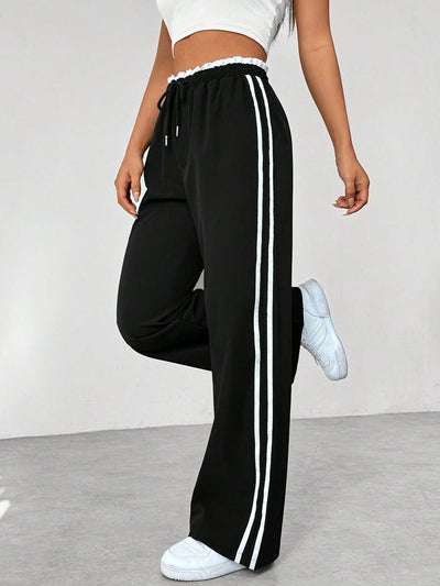 Kaeli™ – Sportiga joggingbyxor med ränder